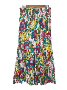 Lane Bryant Damen Maxirock Größe 14/16 Mehrfarbig 100 % Baumwolle  - Bild 1 von 8