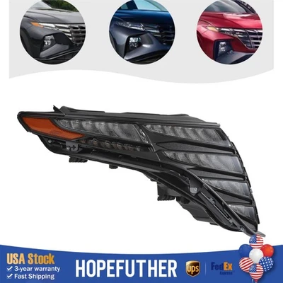 Headlight RH For 2022 - 2023 Hyundai Tucson LED DRL Driving Light Passenger Side - Image 1 of 4