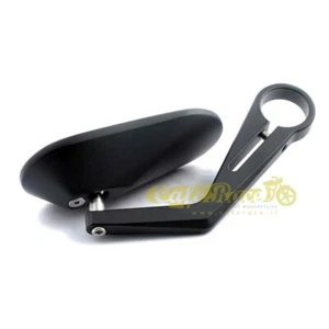 Specchio bar-end nero mod. Agila per manubri da 22 e 25 mm - Imagen 1 de 2