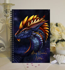 Dragon Themed Personalised A5 Softbacked Notebook, Game of Thrones inspired
