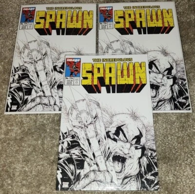 Rare Spawn 226 NM MX 1:25 Sketch Variant Incredible Hulk 340 Todd McFarlane - Image 1 of 4