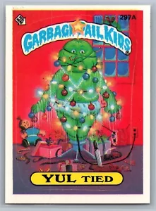 1987 Topps Garbage Pail Kids - 8th Series #297A Yul Tied Checklist Back - NM - Picture 1 of 2