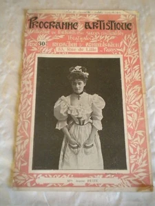 Vintage programme Theatre De La Gaite 1901 Les Cloches de Corneville  - Picture 1 of 4