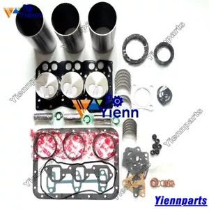 3TN66-UJ 3TN66L 3TN66E Engine Overhaul Rebuild Kit For Yanmar VIO10 SV13 Parts - Picture 1 of 4