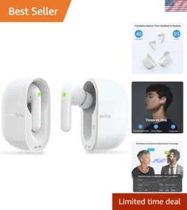 Language Translator Earbuds, Two-Way Translator Device with APP for 40 Langua... - Foto 1 di 10