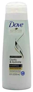 Champú infundido de carbón Dove Clarify & Hydrate para cabello propenso al aceite 12 oz - Imagen 1 de 2