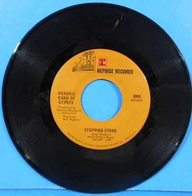 JIMI HENDRIX BAND OF GYPSYS STEPPING STONE ~ IZABELLA 7" 1970 PLAYS GREAT! VG!!A - Image 1 of 2