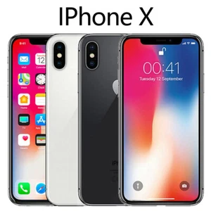 New Apple iPhone X (iPhone 10) Unlocked All Colours 64GB/256GB Factory Sealed - Picture 1 of 8