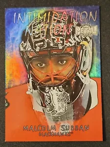 20-21 Skybox Metal Universe Malcolm Subban Intimidation Nation 🚨🚨🚨 Chicago - Picture 1 of 2