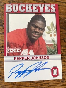 Pepper Johnson TK Legacy Ohio State Buckeyes Signature Autographed Card  B64 - Picture 1 of 1