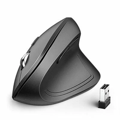 Ergonomic Mouse Wm101 Wireless Vertical Mouse 6 Buttons With Adjustable Dpi 1000 - Image 1 of 4