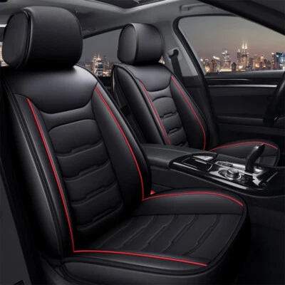 For Honda Accord Leather Car 5 Seats Covers Full Set Waterproof Breathable Cover - Image 1 of 4