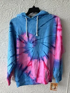 Sudadera con Capucha Jon Lauren Mujer Tie Dye Cordón Multicolor Talla L TOTALMENTE NUEVA - Imagen 1 de 9