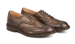 TRICKERS // Bourton Muflone // Zapatos Brogues Marrón Oscuro Hechos a Mano // ¡NUEVOS!¡! - Imagen 1 de 9