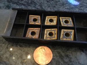 6 pieces Mitsubishi solid carbide inserts CNMG 432 MA UC 6025 grade CNC lathe  - Picture 1 of 5