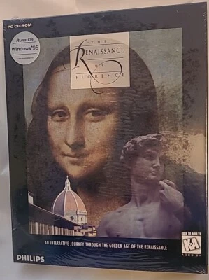 New/ Sealed Phillips Media - The Renaissance of Florence - PC CD Windows 95 - Image 1 of 4