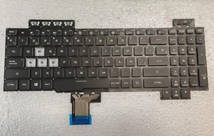 Spanische Tastatur mit Hintergrundbeleuchtung für Asus TUF Gaming FX505 FX505GD FX505GE FX505GM FX705 - Bild 1 von 2