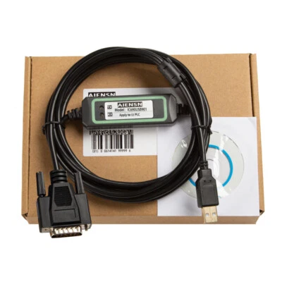 IC690USB901 for GE 90-70 90-30 Series PLC Programming Cable Data Cable 3m 15-pin - Image 1 of 4