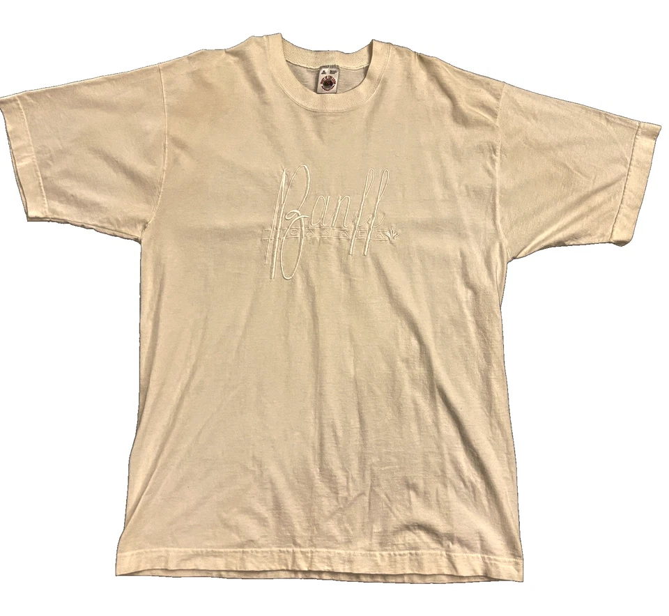 Vintage Fruit of the Loom T-Shirt Mens XL Banff Canada Super Cotton Made in USA - Image 1 of 4