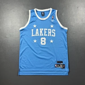 100% Authentic Kobe Bryant Vintage Reebok HWC Lakers Jersey Size XL Mens - Picture 1 of 7
