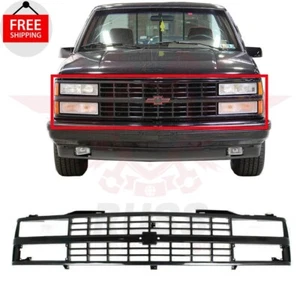 New Front Grille Assembly Black Fits 1988-1993 Chevrolet C1500 K1500 GM1200228 - Picture 1 of 5