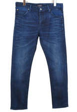 SCOTCH & SODA Phaidon Jeans Men's W33/L32 Fade Effect Slim Fit Button Whiskers