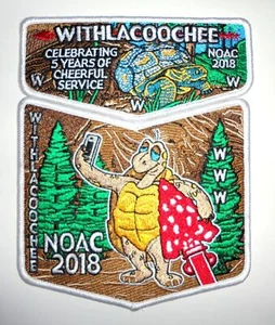 Withlacoochee Lodge 98 2018 NOAC OA Flap Set - South Georgia Council - Picture 1 of 1
