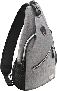 Sling Backpack, Multipurpose Crossbody Shoulder Bag Travel Hiking Daypack - Picture 1 of 12