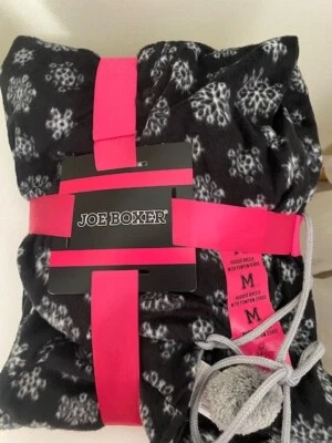 Mujer Med. Pijama de una pieza Joe Boxer con capucha micro polar. Nuevo con etiquetas. Sin pies. PJ's Foto 1 de 3