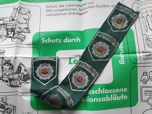 5 East German Patch DDR Ärmelabzeichen Aufnäher -VoPo- Schutzpolizei VP Police - Bild 1 von 2