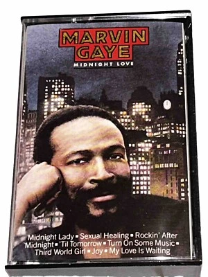 Marvin Gaye Midnight Love R&b Music Cassette 1G44 - Image 1 of 4