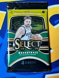 2023-24 Panini Slect Basketball MEGA BOX PACK Sealed New - 4 Cards - Picture 1 of 1
