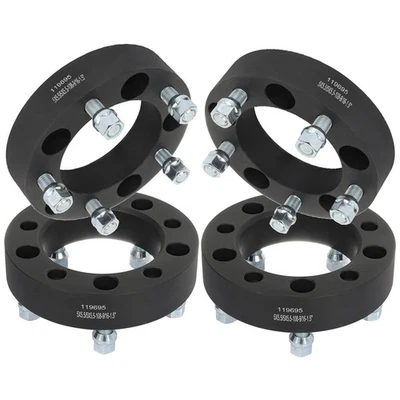 4 Pcs 9/16"x18 Wheel Spacers For 2002-2008 2009 2010 Dodge Ram 1500 1.5" 5x5.5 Foto 1 de 4