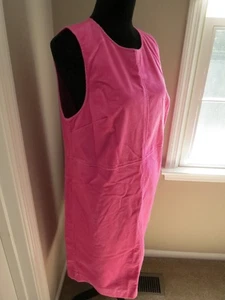 NEU OHNE ETIKETT BODEN BUBBLEGUM ROSA FEIN WALE CORD KLEID/PULLOVER - US 12L UK 16L - Bild 1 von 6