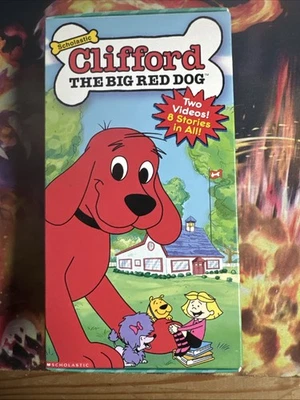 Clifford the Big Red Dog VHS Tapes Schoolhouse and Tries His Best BOX SET OF 2 - Image 1 of 4