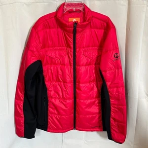 Merrell Quentin Jacket Size XXL Red Full Zip Puffer Athleisure Gorpcore 18589 - Picture 1 of 9