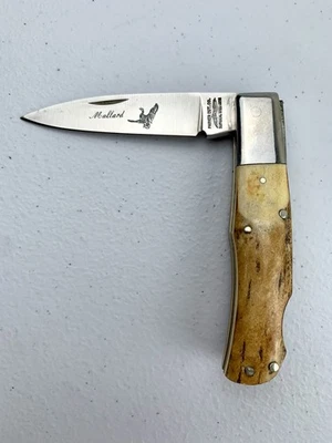Vintage Parker Cutlery The Mallard Wharncliffe Blade Lockback Folding Knife - Image 1 of 4