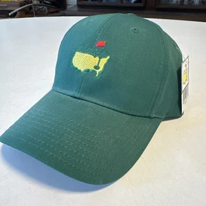 Masters Augusta National New Vintage Member Hat Green Leather Strap Undated - Picture 1 of 11