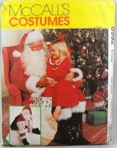 McCall's 8992 Disfraz de Papá Noel, Bolso y Muñeca, Cofre 46-48 - Imagen 1 de 1