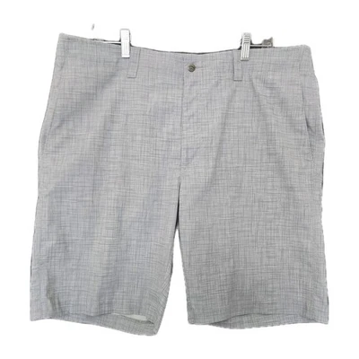 Pantalones cortos de golf Callaway para hombre talla 38 gris jaspeado plateados Opti Dri elásticos Foto 1 de 4