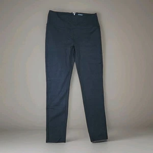 Bebe Damen schwarze Leggins Gr. L dehnbar dicker Reißverschluss hinten Ponte Freizeit elegant - Bild 1 von 13