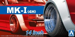 Aoshima Bunka Kyozaisha 1/24 The Tuned Parts Series n.54 Mark 1/4H 14 pollici Plas - Foto 1 di 6