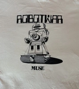 Vtg 1981 80s Robotwar Muse Apple II Computer Video Game Tshirt Single Stitch USA - Picture 1 of 7