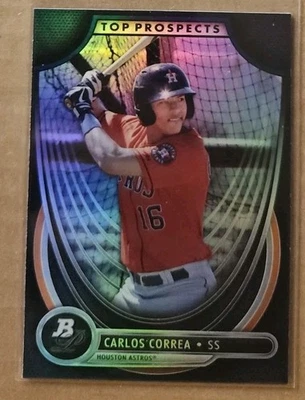 2013 Bowman Platinum Top Prospects #TP-CC Carlos Correa Astros Twins - Image 1 of 2