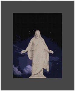 Christus Statue Cross Stitch Pattern - Picture 1 of 1