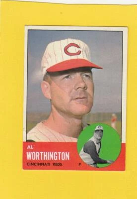 1963 Topps #556 Al Worthington Cincinnati Reds EX Excellent Lot # 18029 - Image 1 of 2