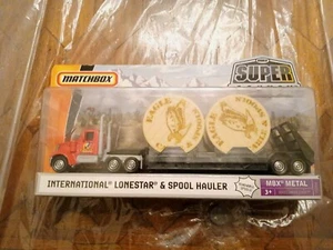 New 2010 Matchbox MBX Super Convoy International Lonstar Spool Hauler 38a2 - Picture 1 of 2