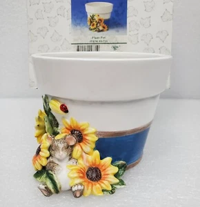 *NIOB* Charming Tails: Spring Garden Planter - 93/711 - *Rare* Pristine - Picture 1 of 10