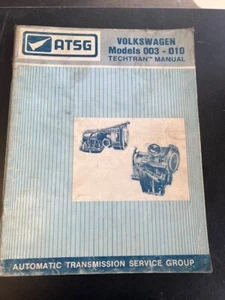 ATSG VOLKSWAGEN MODELS 003-010 TECH MANUAL - Picture 1 of 2