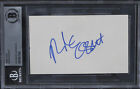 Nicole Eggert Charles in Charge Authentic Signed 3x5 Index Card BAS Slabbed